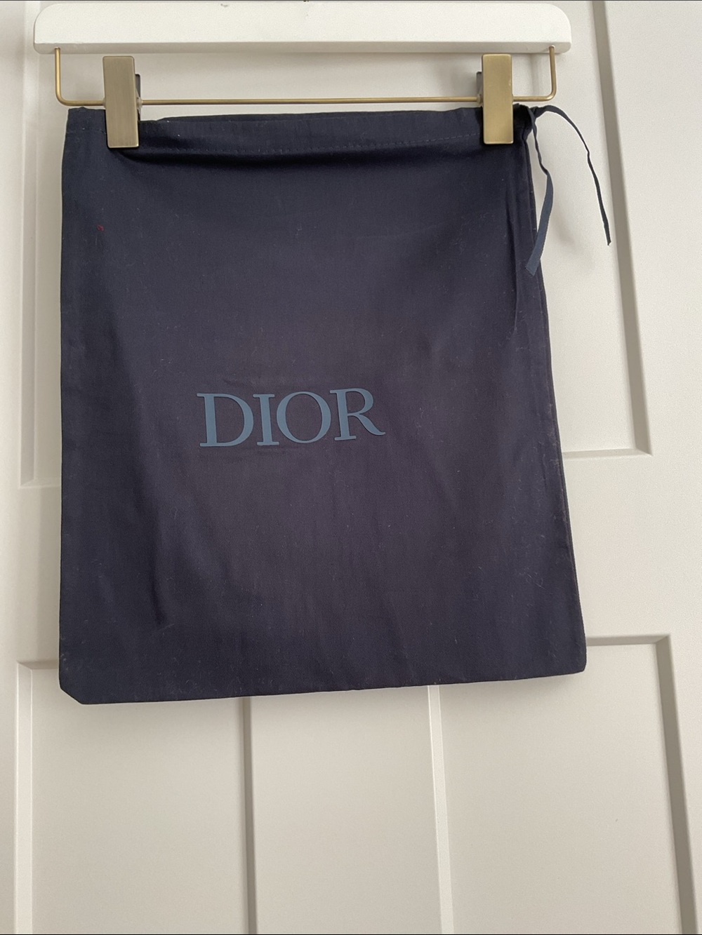 Authentic Dior Navy Blue Drawstring Dust Bag - Picture 2 of 4